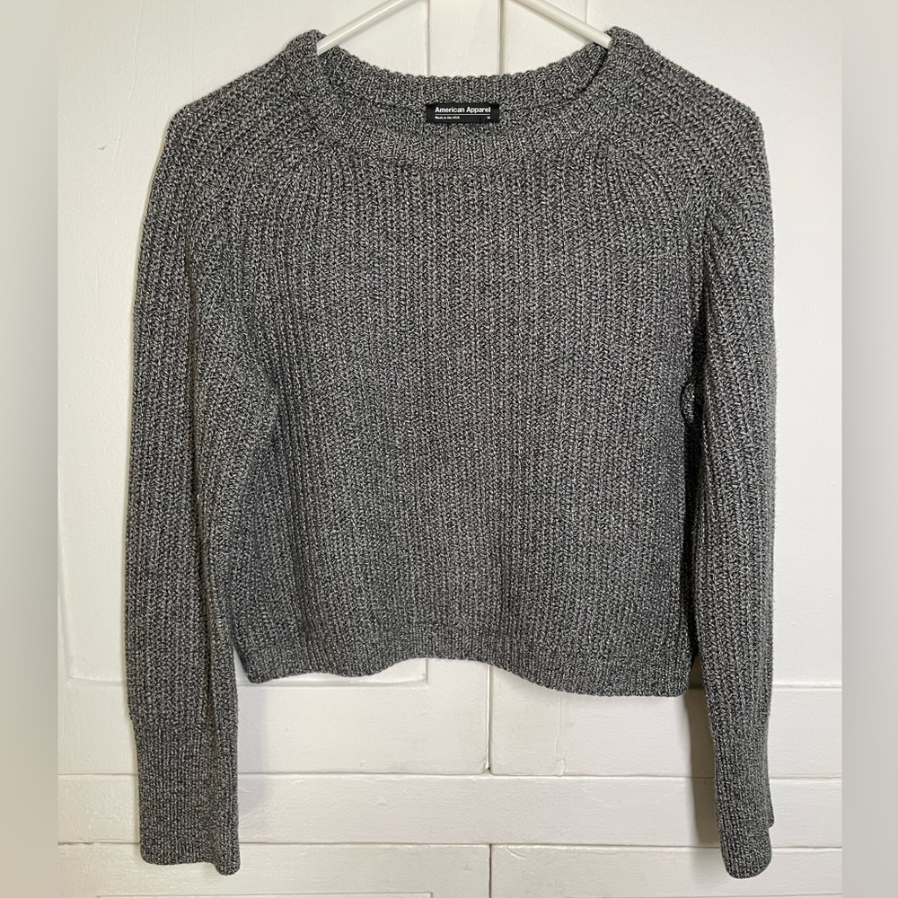American Apparel Gray Crewneck Sweater